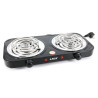 Электроплита A-Plus 2103 G BLACK настольная 2 конфорки, спиральная, 2000 Вт