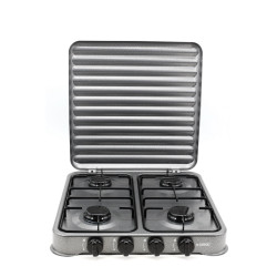 Газовая плита A-Plus 2108 Gray на 4 конфорки 478х478 мм